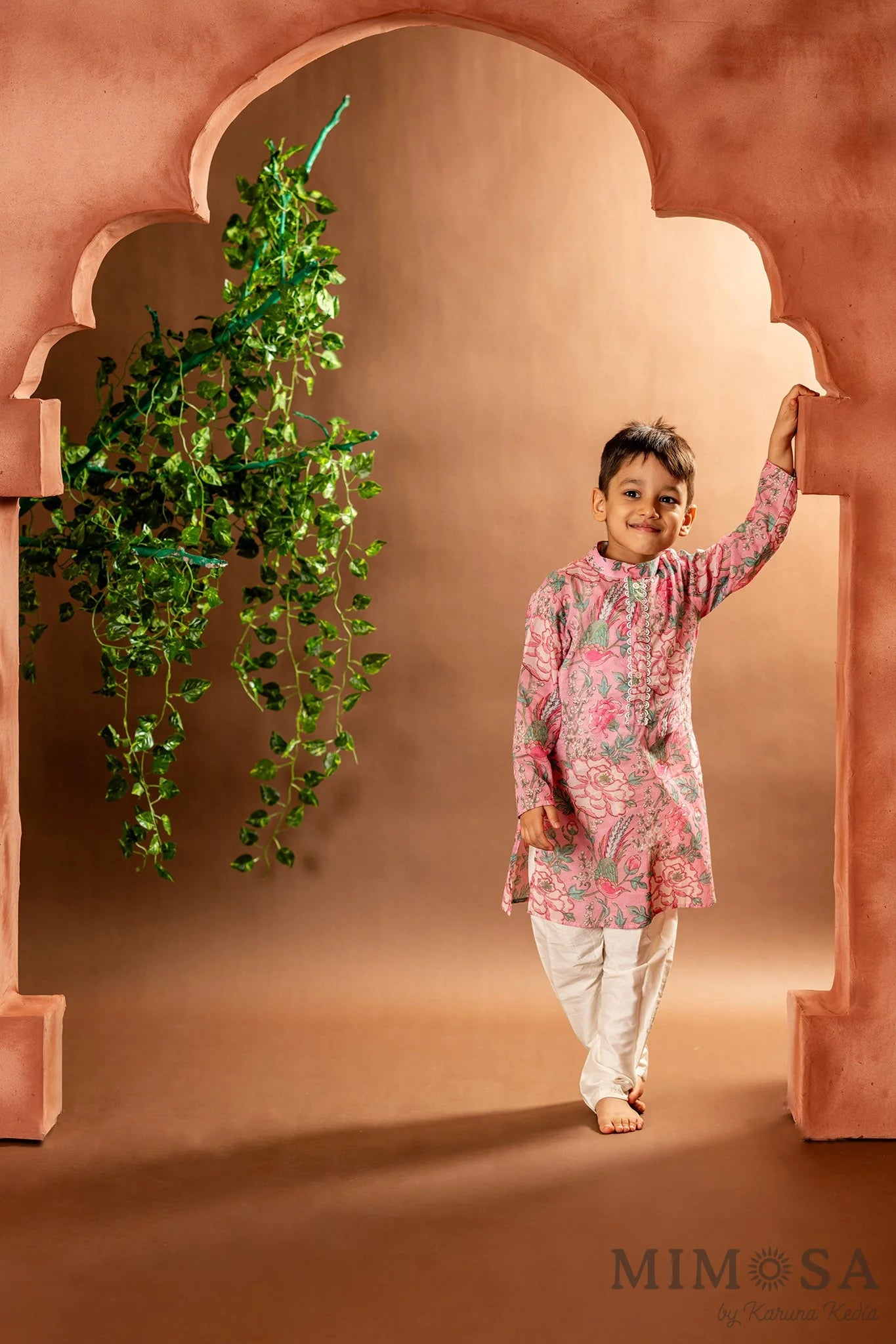Floral soft kurta