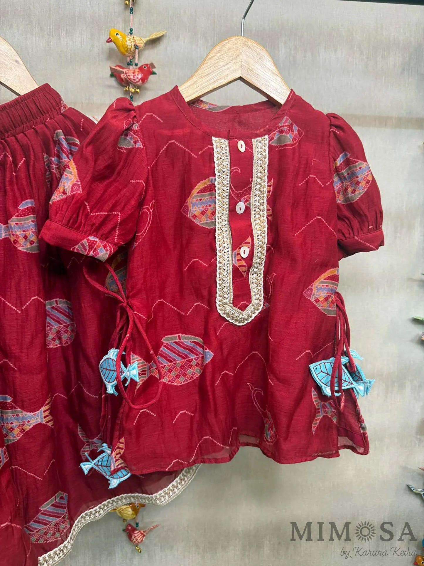 Kurti palazzo set