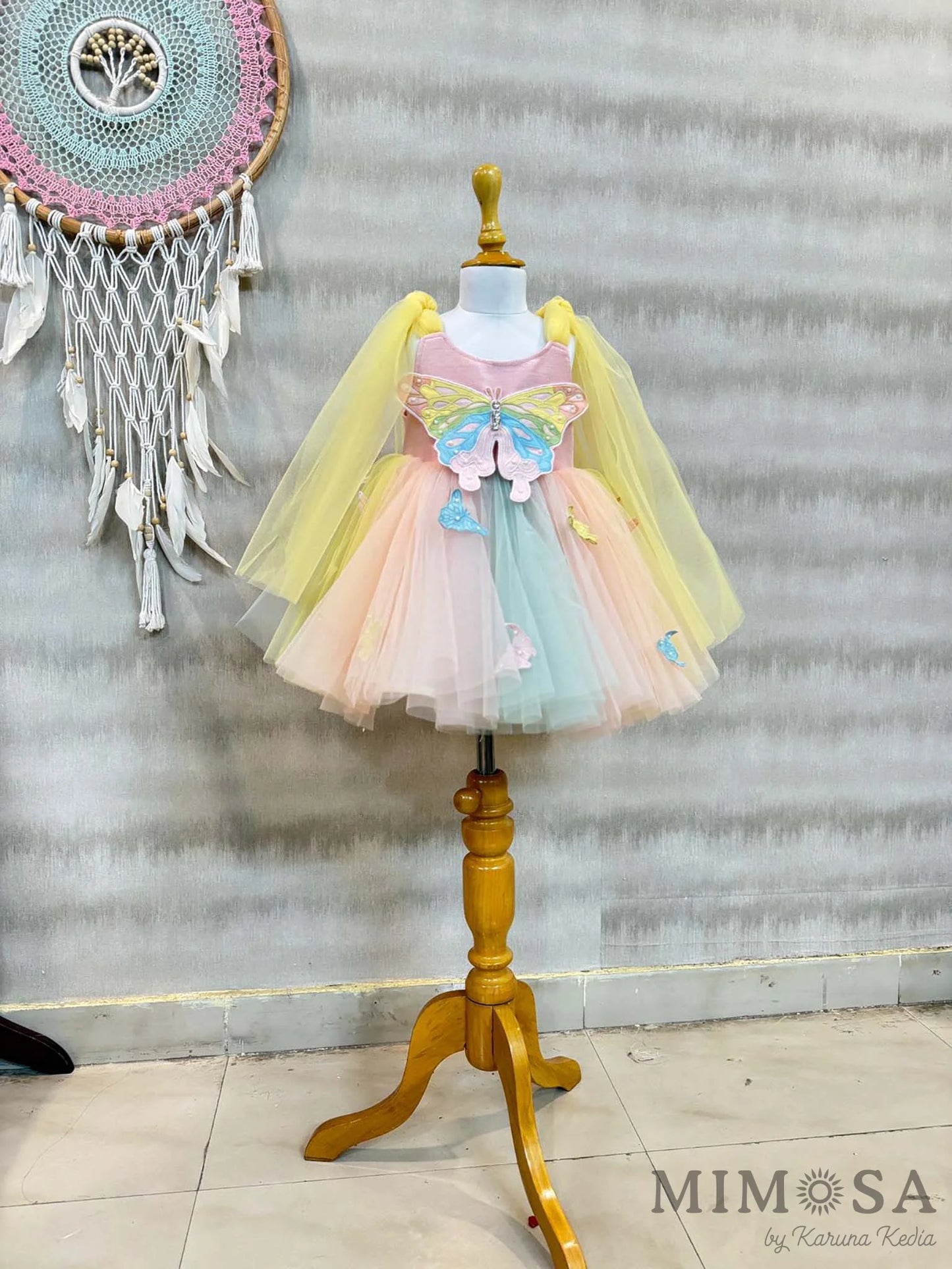 Pastel butterfly dress