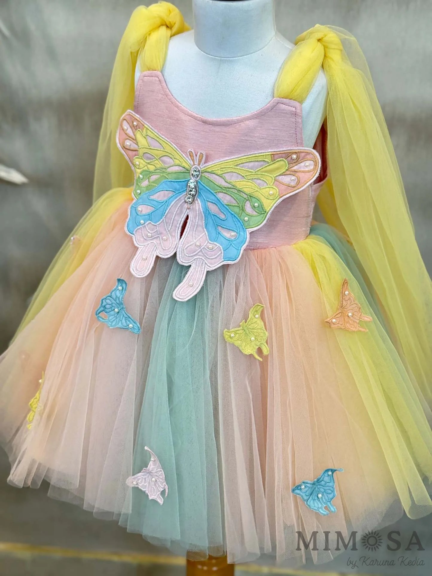 Pastel butterfly dress