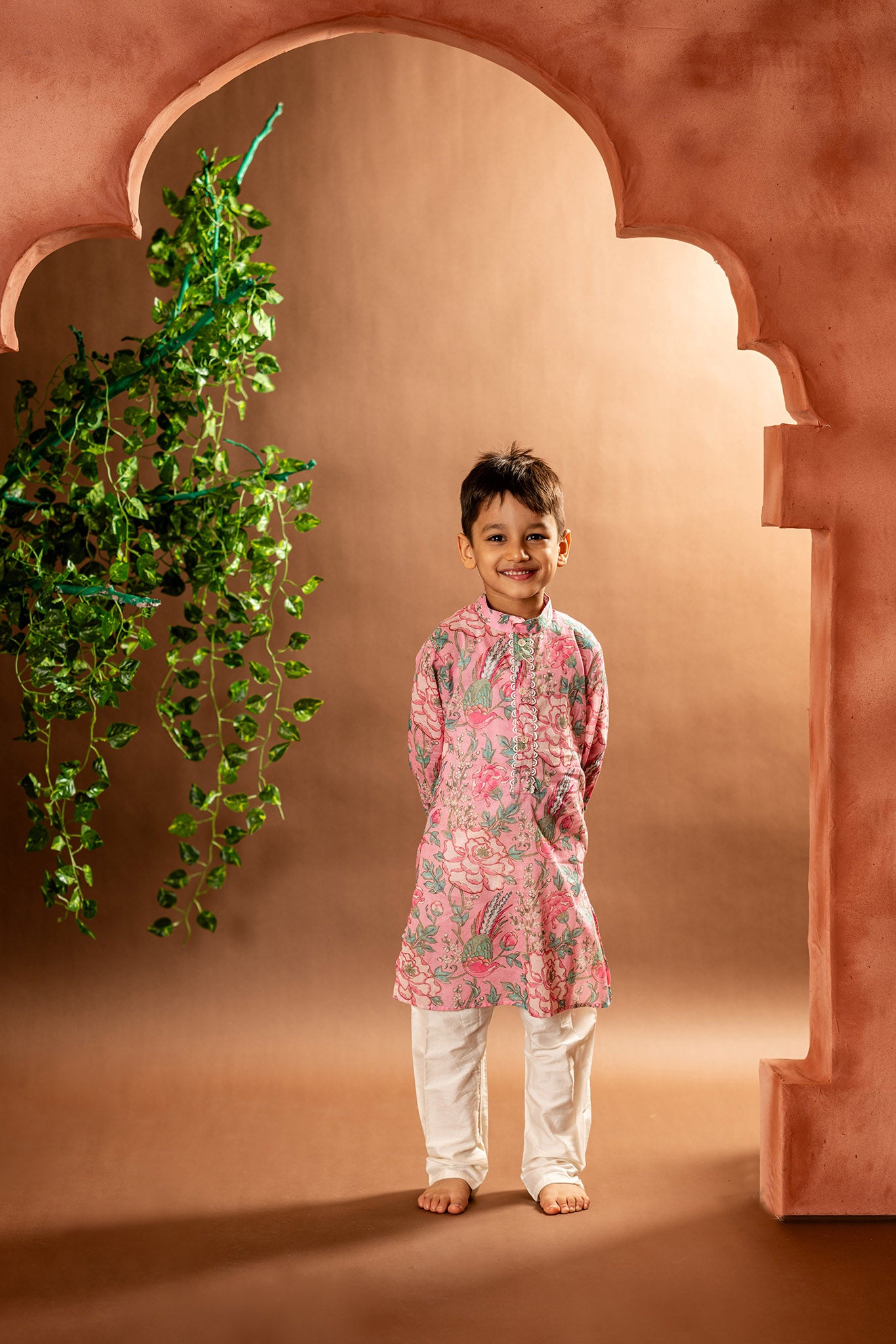 Floral soft kurta