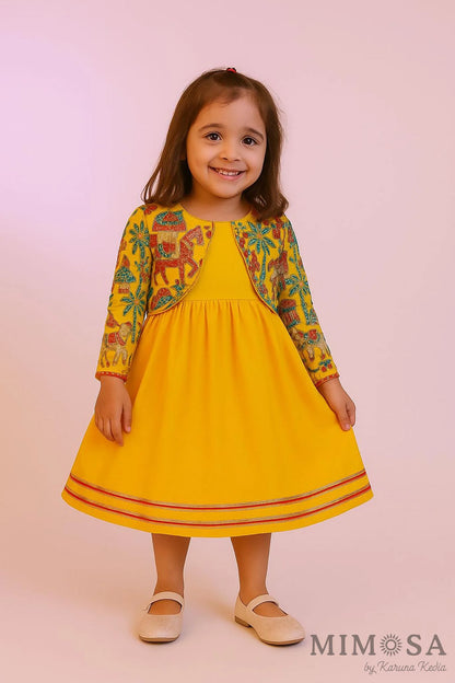 Baraat shrug dress