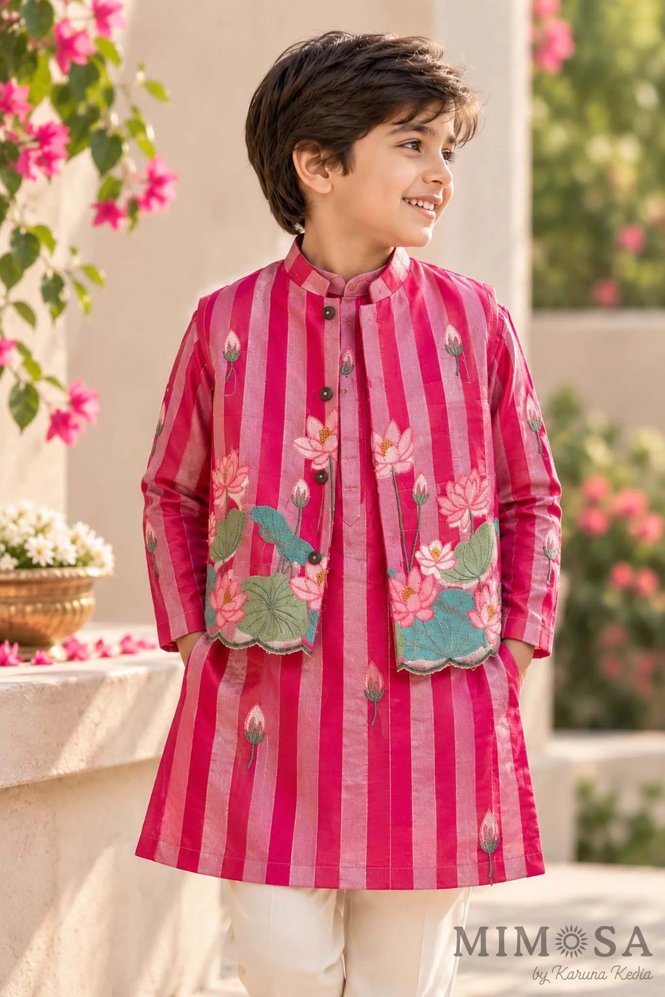 Brocade Kurta jacket set