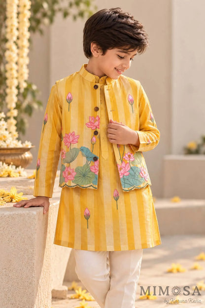 Brocade Kurta jacket set
