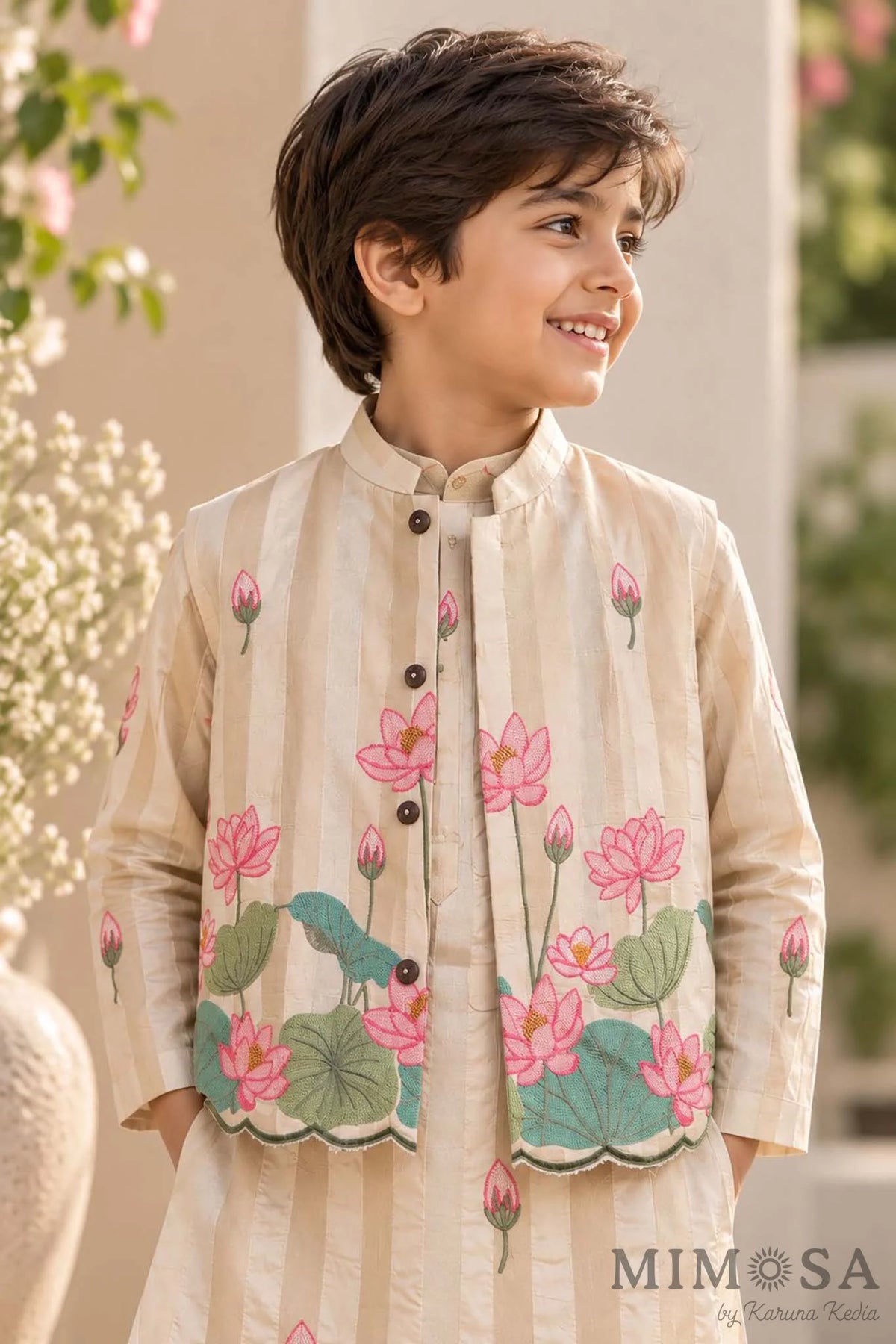 Brocade Kurta jacket set