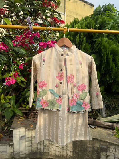 Brocade Kurta jacket set