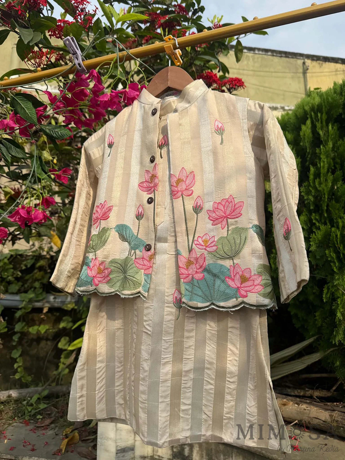 Brocade Kurta jacket set