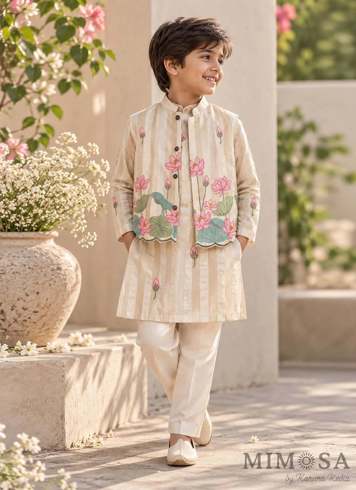 Brocade Kurta jacket set