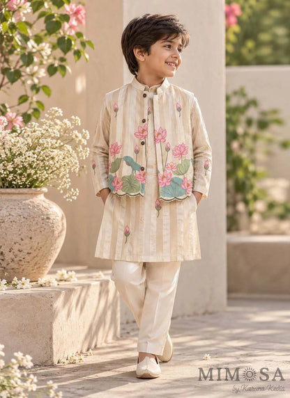Brocade Kurta jacket set