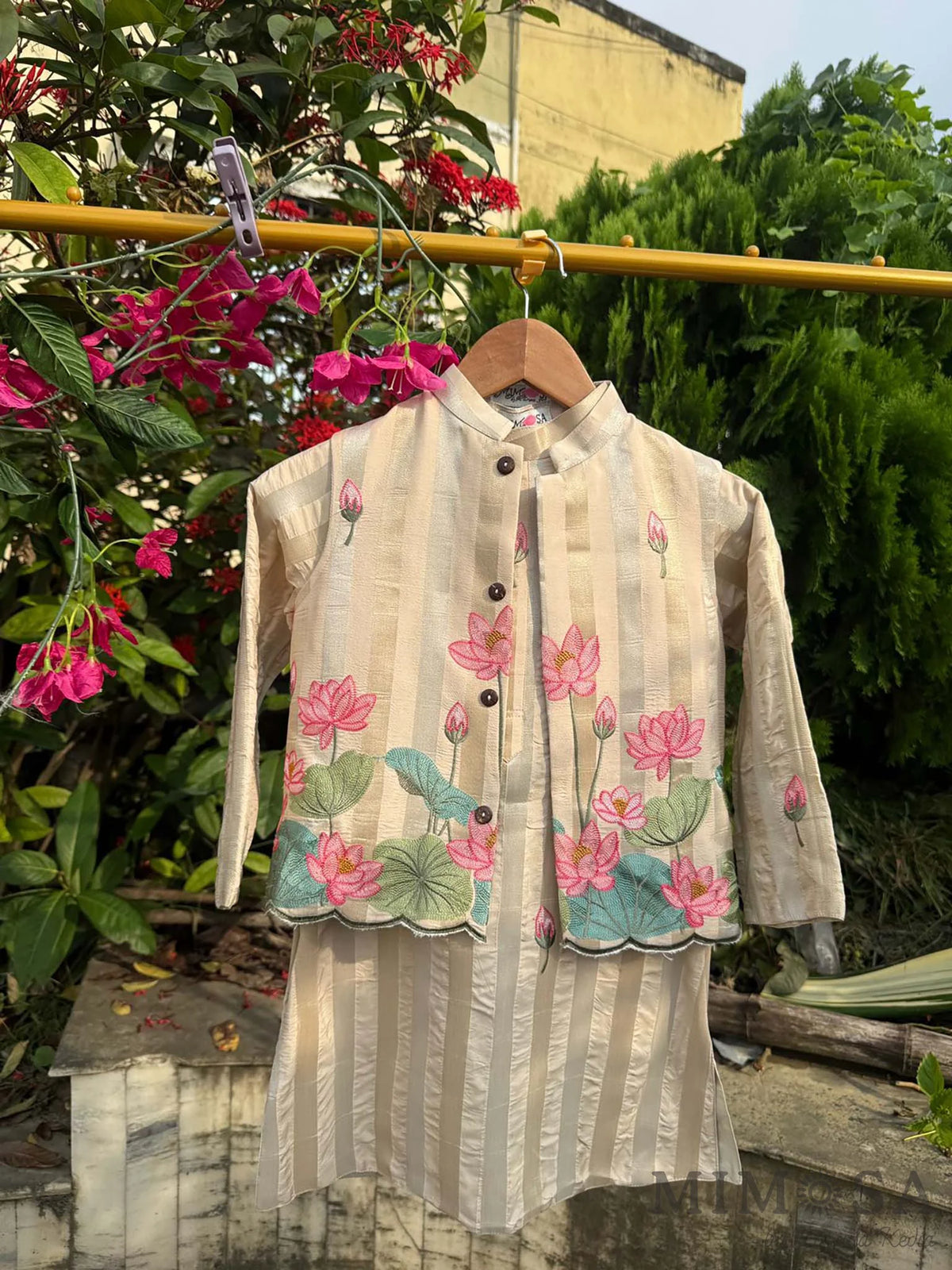 Brocade Kurta jacket set