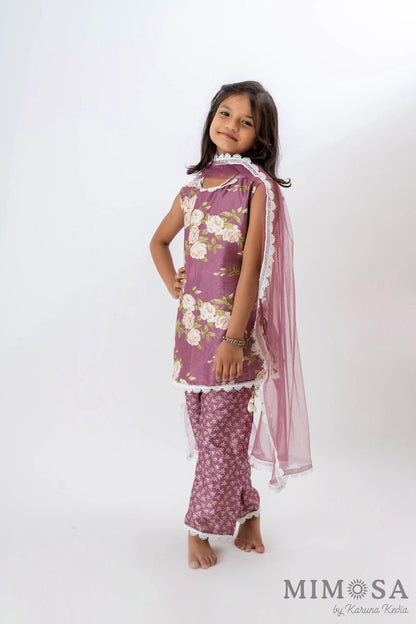 Chanderi suit set