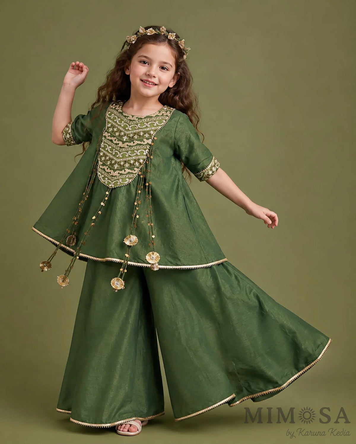Flared Kurti & Palazzo Set