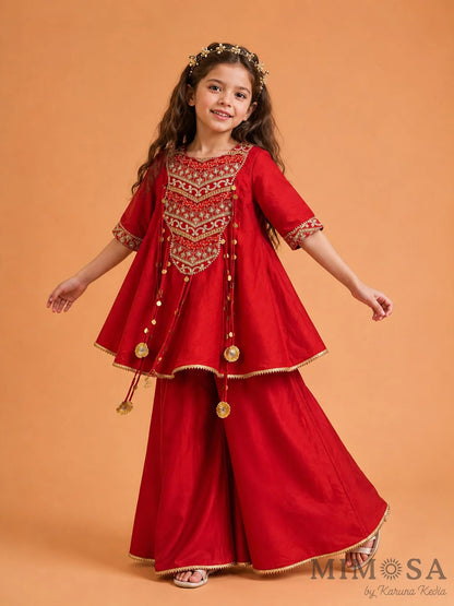 Flared Kurti & Palazzo Set