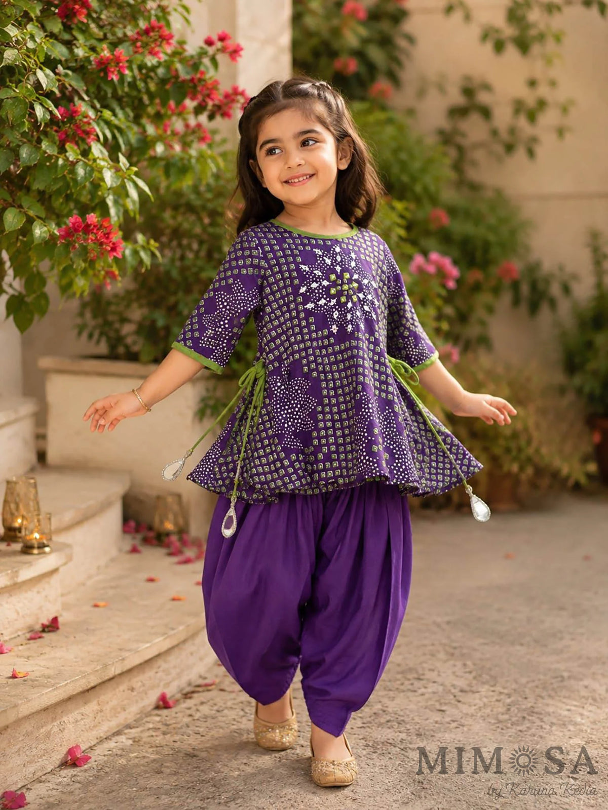 Girls’ Festive peplum  Set