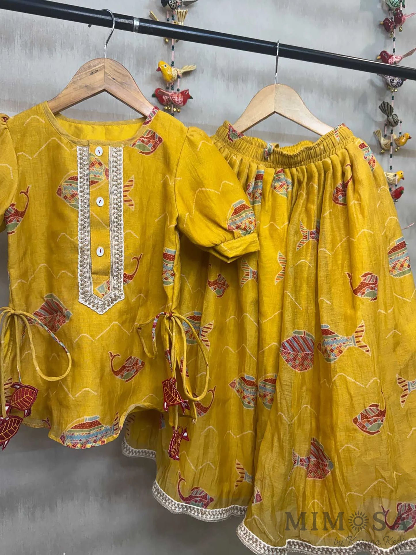Kurti palazzo set