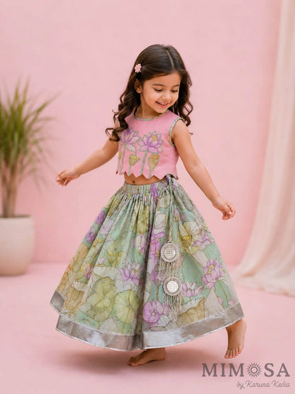 Lotus Bloom Skirt Set