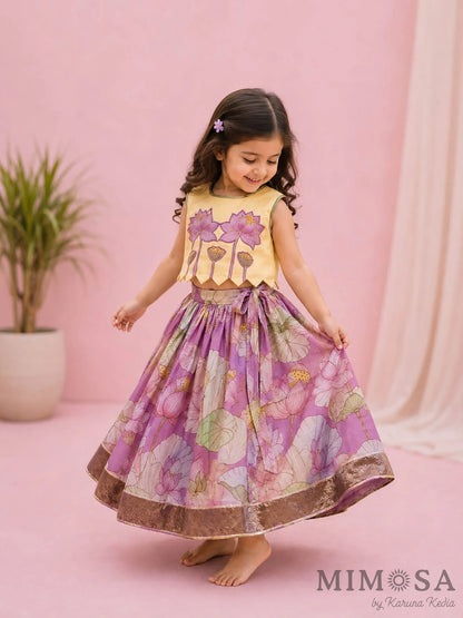 Lotus Bloom Skirt Set