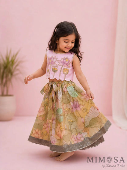 Lotus Bloom Skirt Set