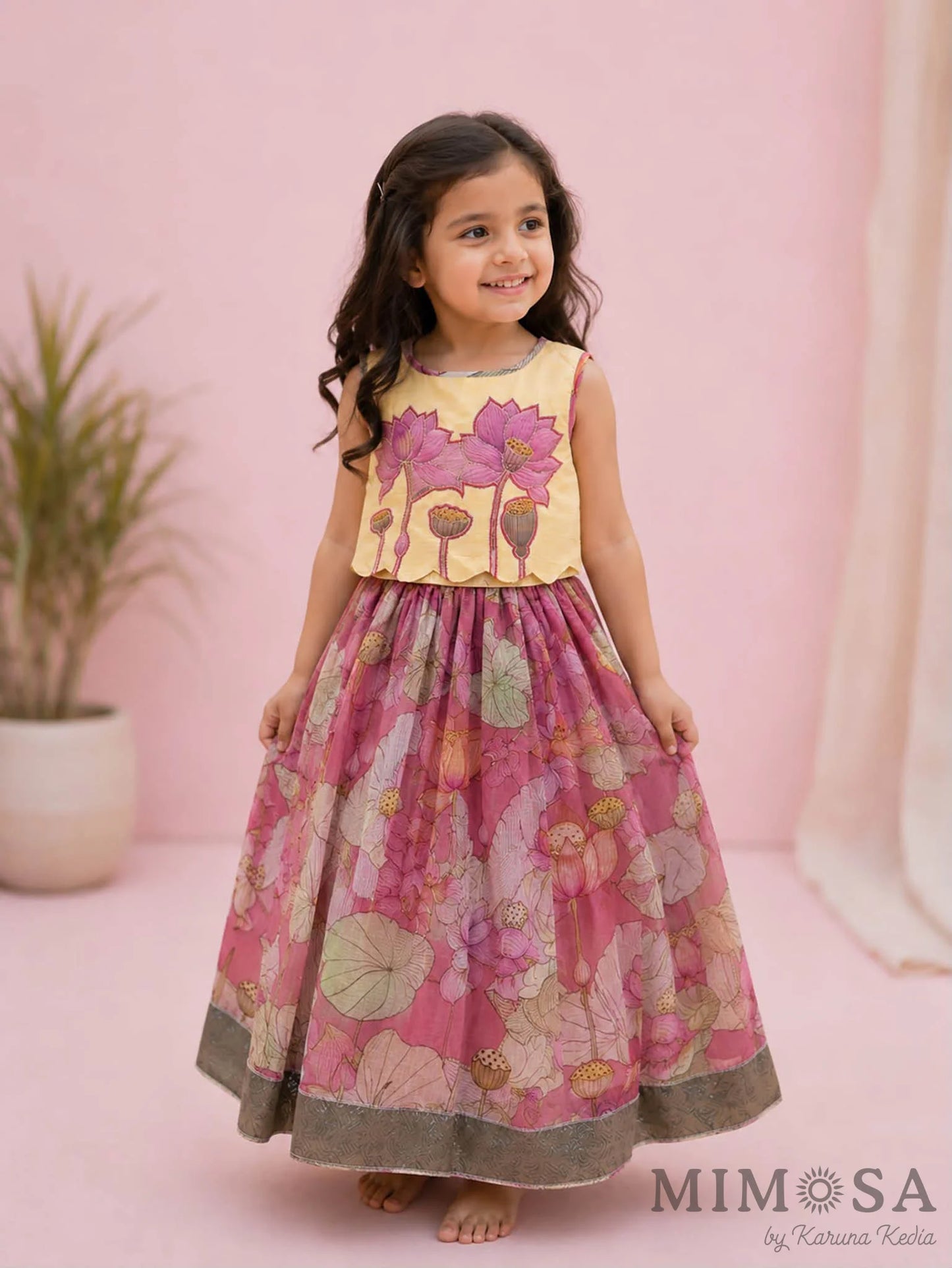 Lotus Bloom Skirt Set