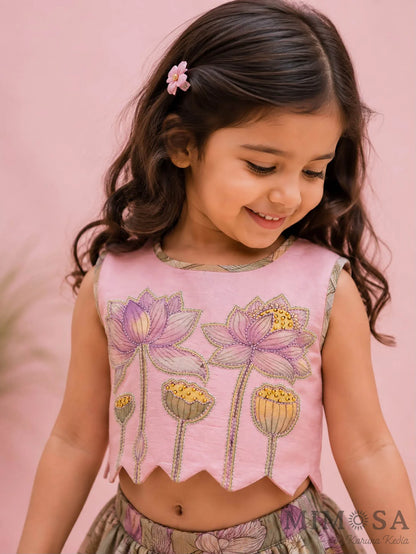 Lotus Bloom Skirt Set