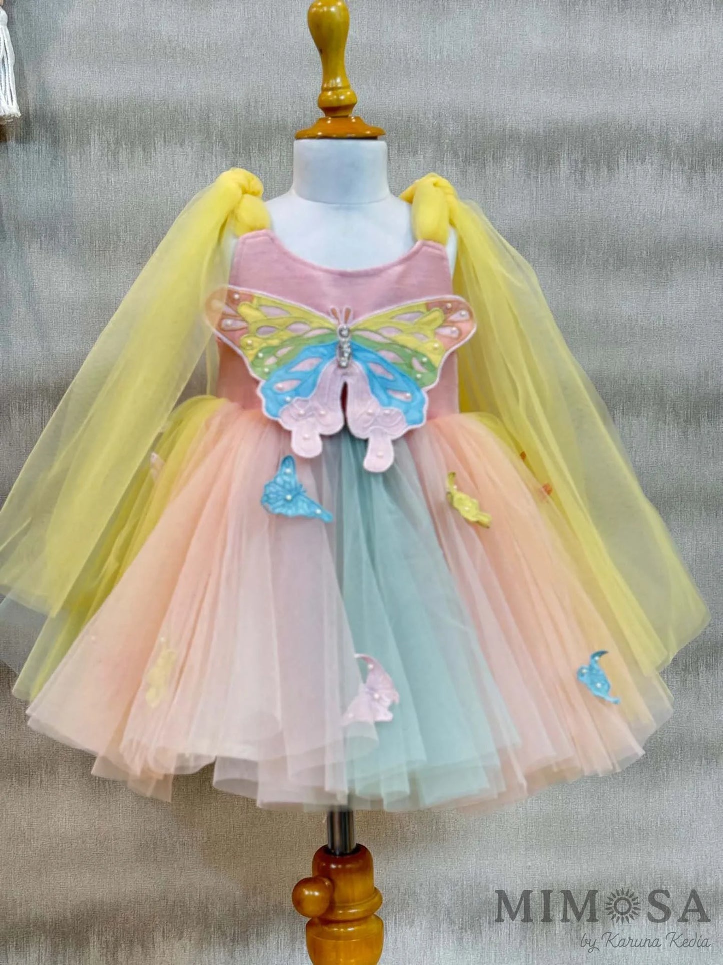 Pastel butterfly dress