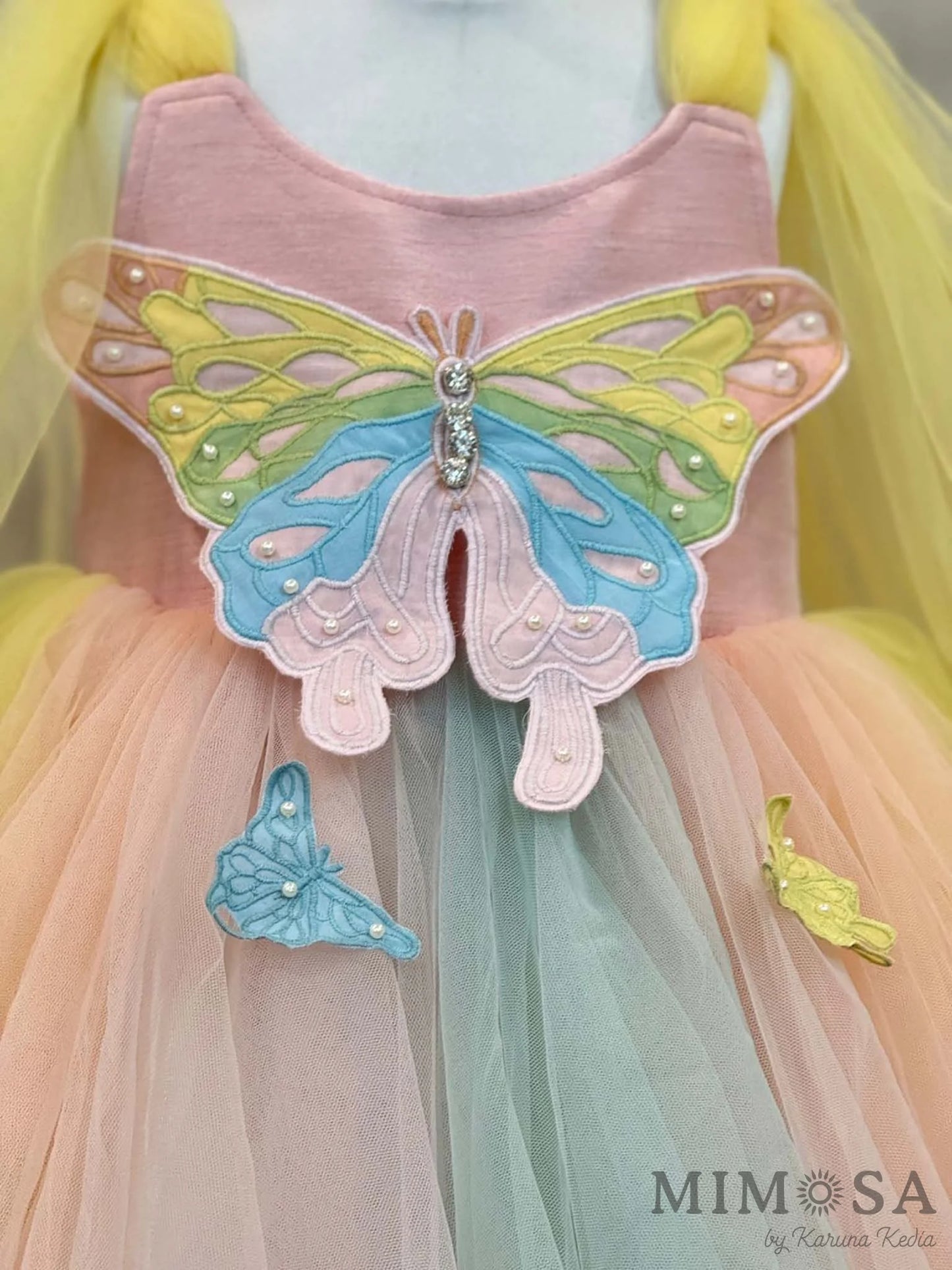 Pastel butterfly dress