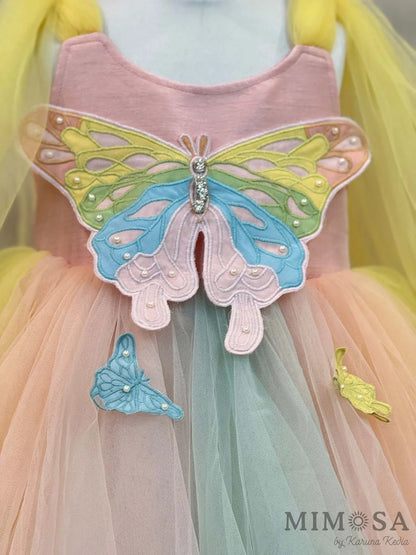 Pastel butterfly dress