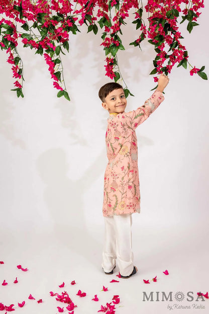 Pichwai print mal chanderi kurta sets