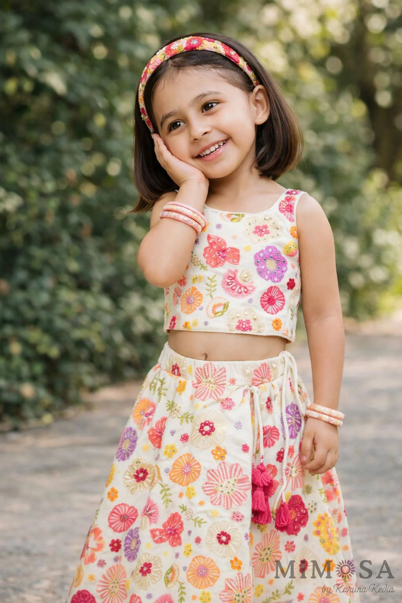 Spring lehnga set