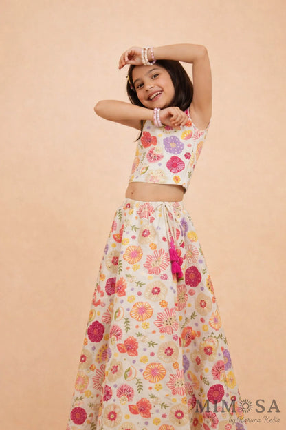 Spring lehnga set